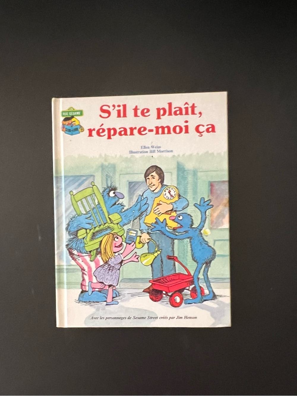 Sesame Street Book - White, Blue, Red, Green Cover